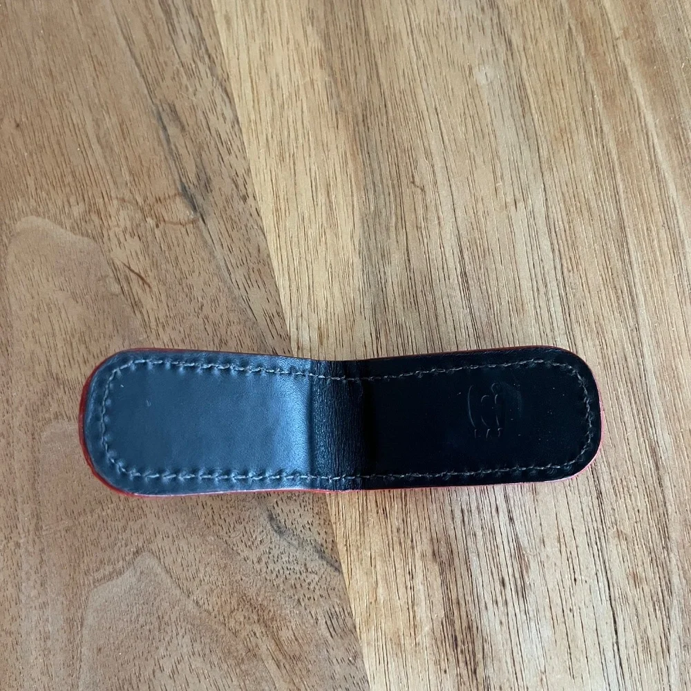 Genuine Alligator Red Magnetic Money Clip